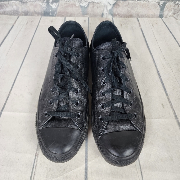 Converse Chuck Taylor All Star Monochromatic Leather Low Top Sneaker Size 8M/10W - Picture 13 of 15